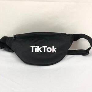 TikTok Black Adjustable Fanny Pack